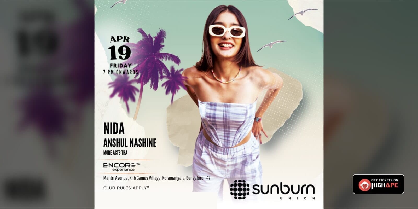 Nida Live At Sunburn Union