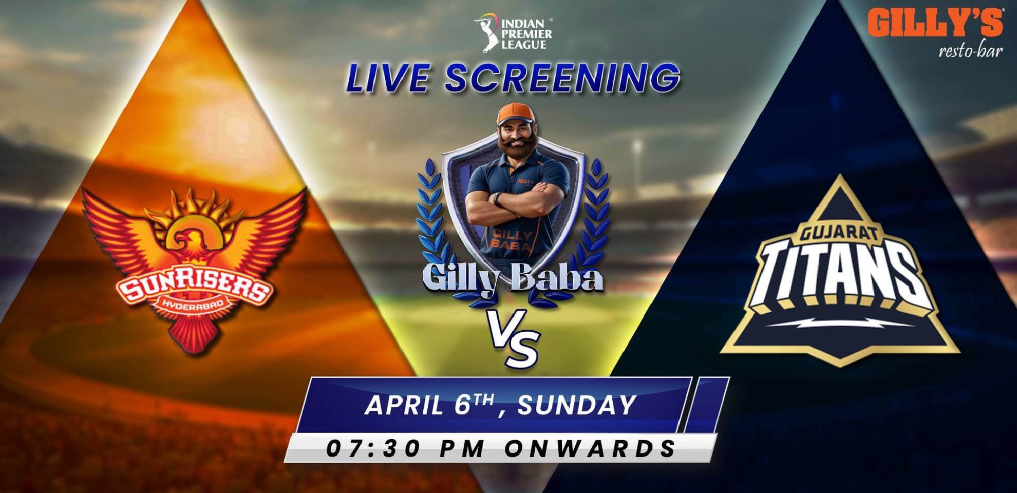 SRH Vs GT | IPL Live Screening 