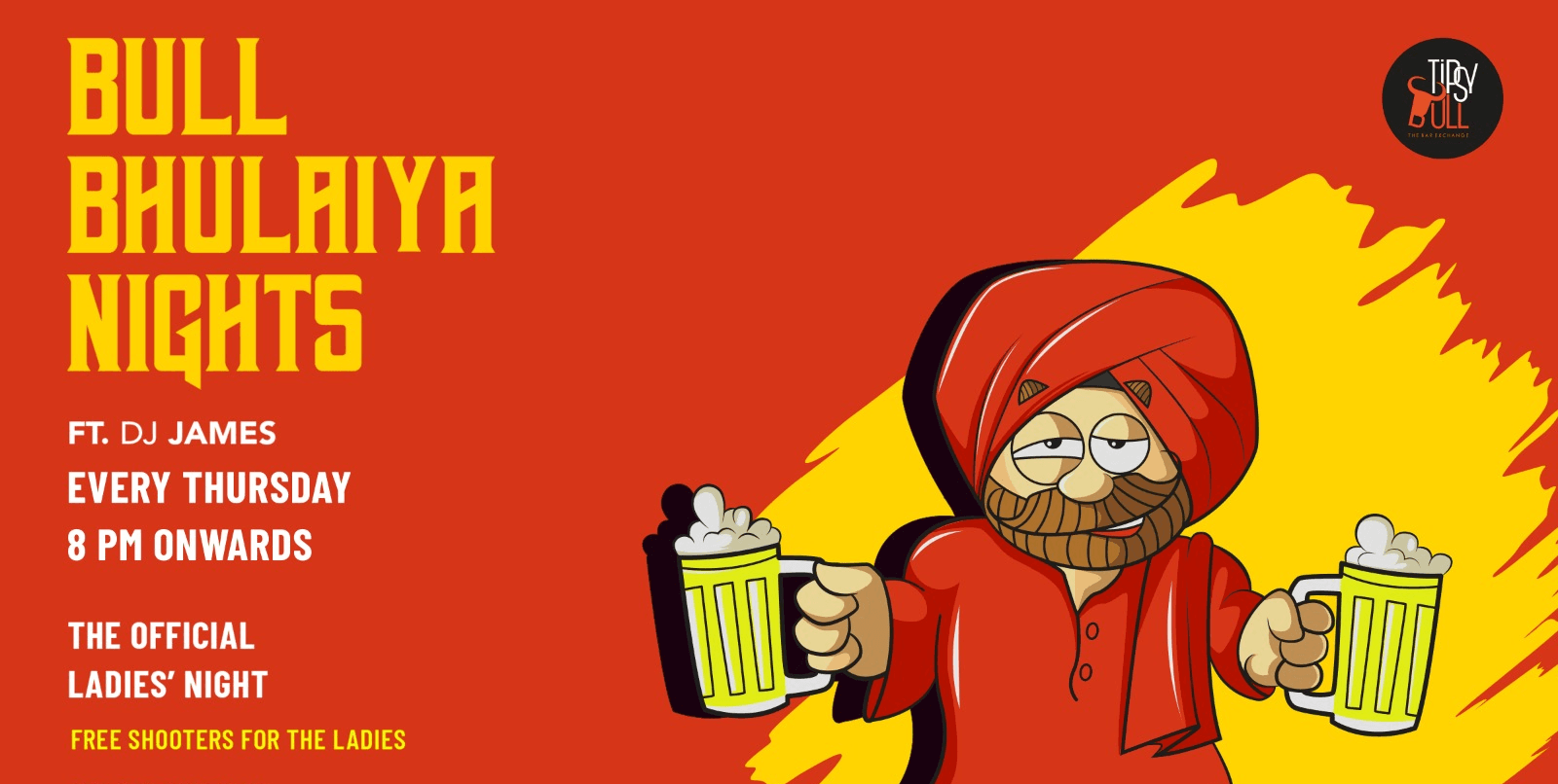 Bull Bhulaiya Nights | Tipsy Bull Indiranagar