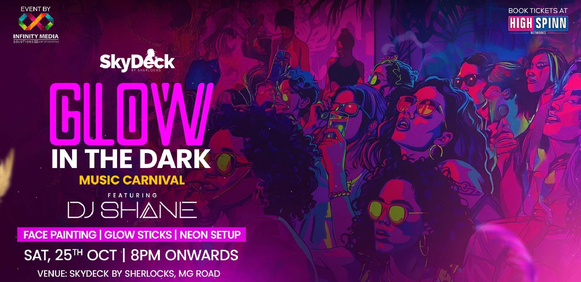 Glow In Dark Carnival | Skydeck MG Road
