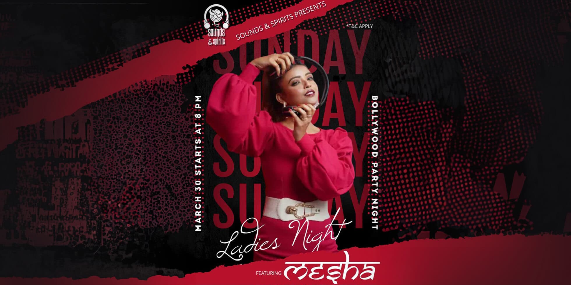 Sunday Bollywood Ladies Night | Sounds & Spirits