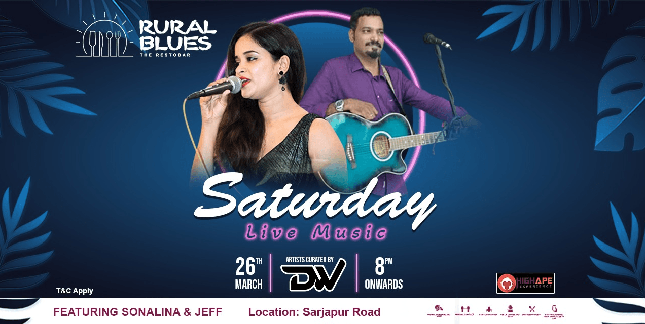 Saturday Live Music Ft Jeff & Sonalina