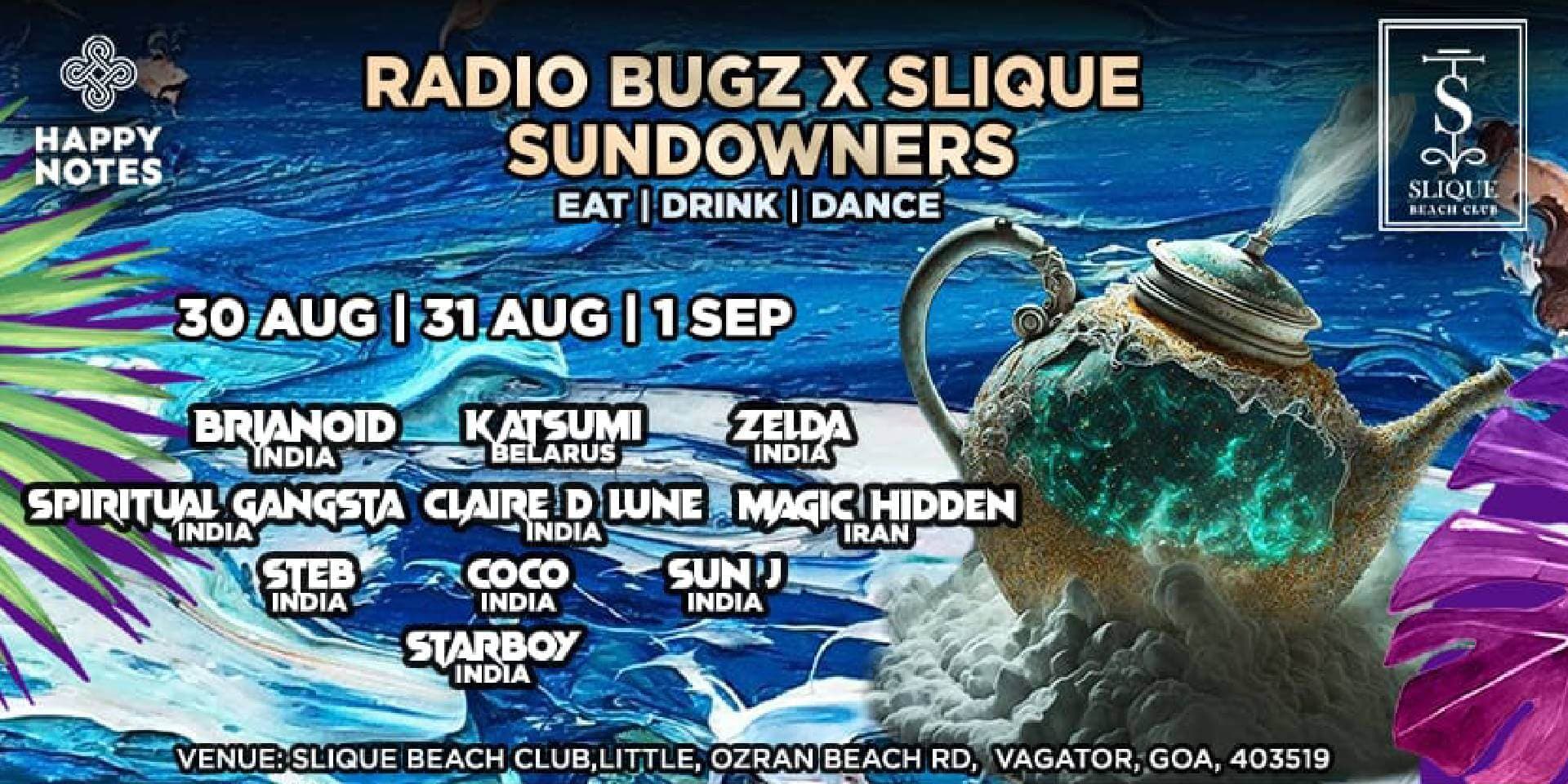Radio Bugz x Slique Sundowners