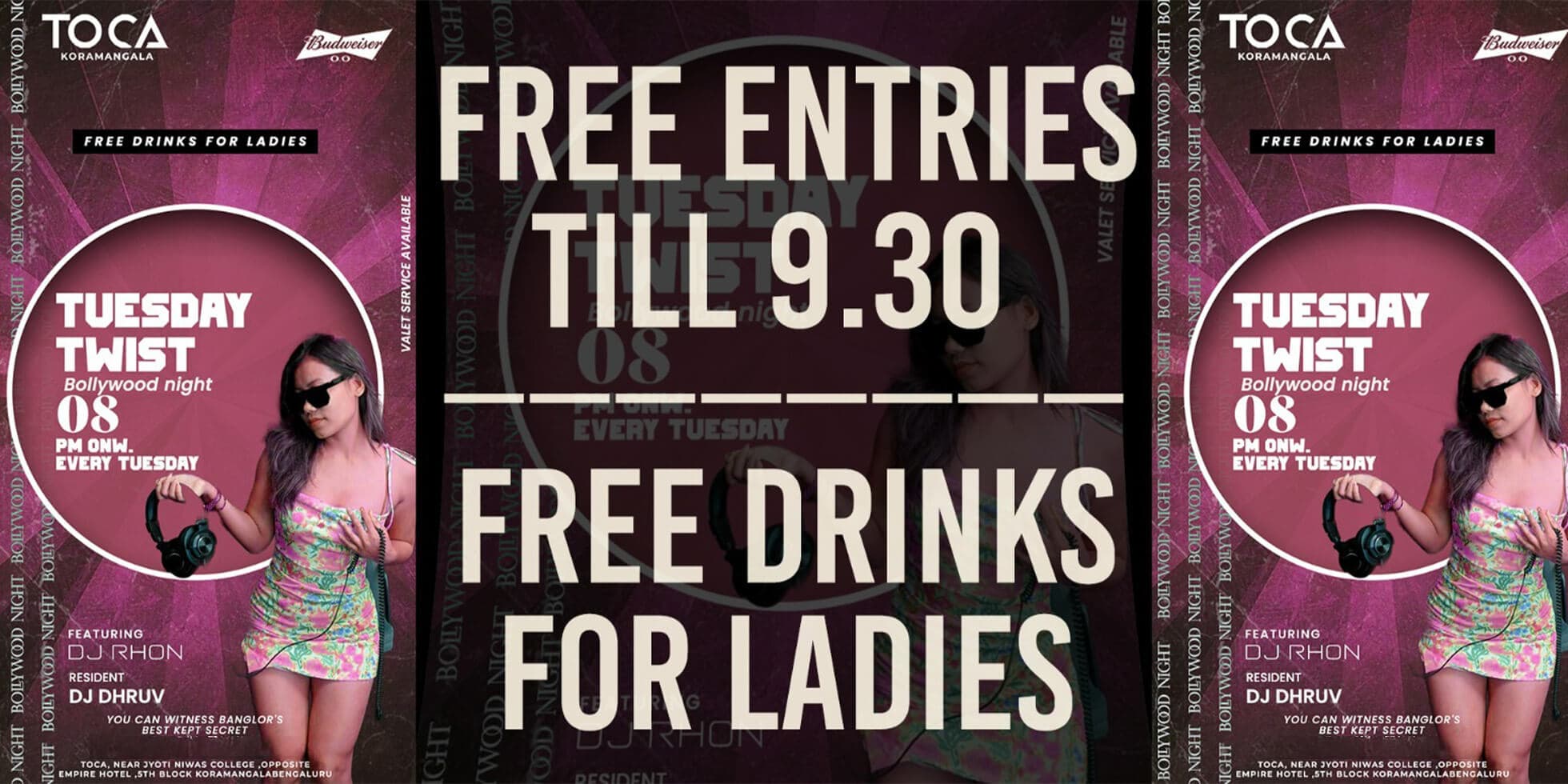 Tuesday Twist Bollywood Night At Toca Koramangala