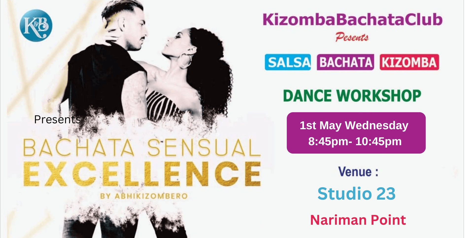 Free Salsa Bachata And Kizomba Dance Workshop