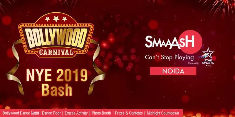 New Year's Eve 2019 Bollywood Carnival Dance Party at SMAAASH - Noida