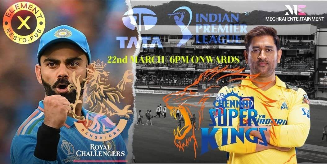 RCB VS CSK - Live Screening In Big Screen 