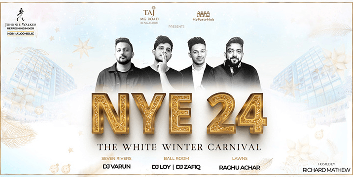 The White Winter Carnival NYE 2024  | Taj MG Road