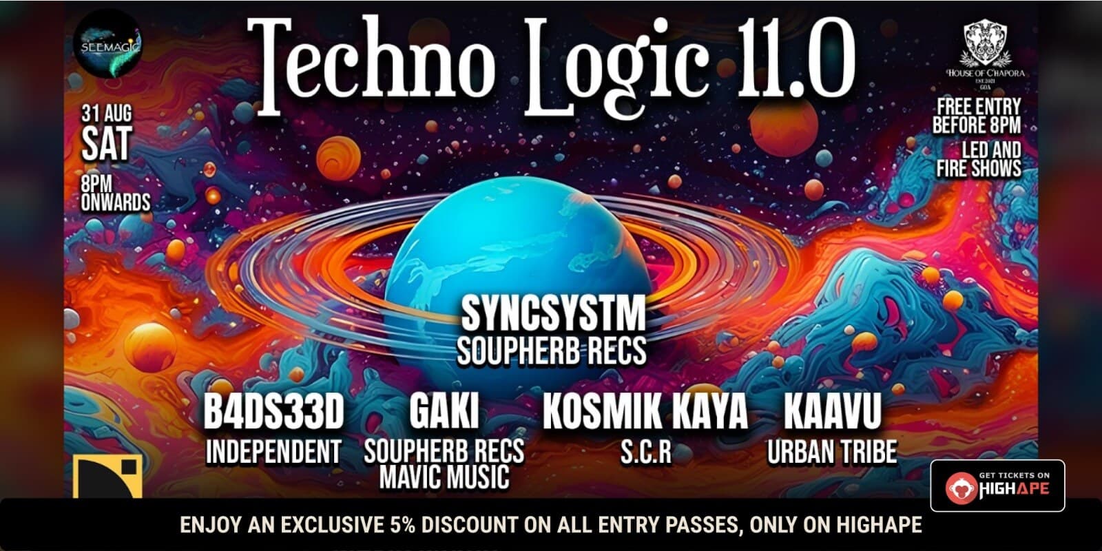 Techno Logic 11.0 | House of Chapora