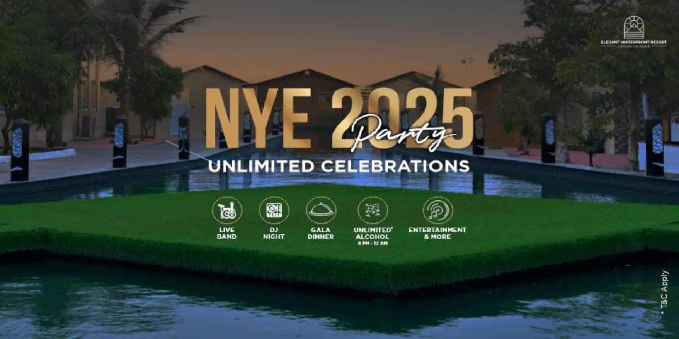 New Year Eve 2025 | Elegant Waterfront Resort 