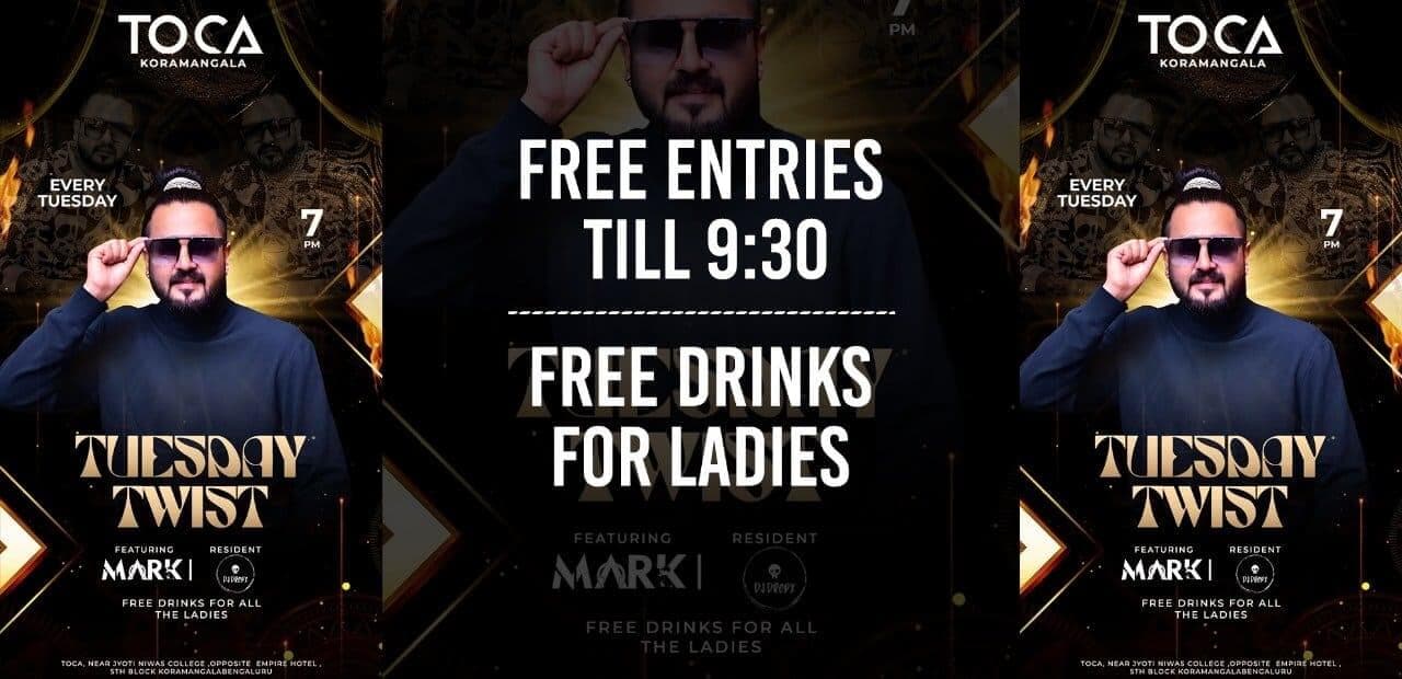 Tuesday Twist Bollywood Night | Toca Koramangala