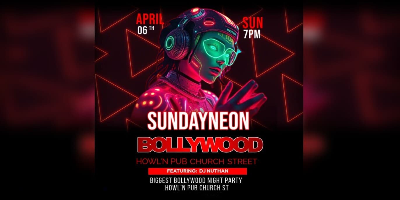 Sunday Neon Bollywood Night