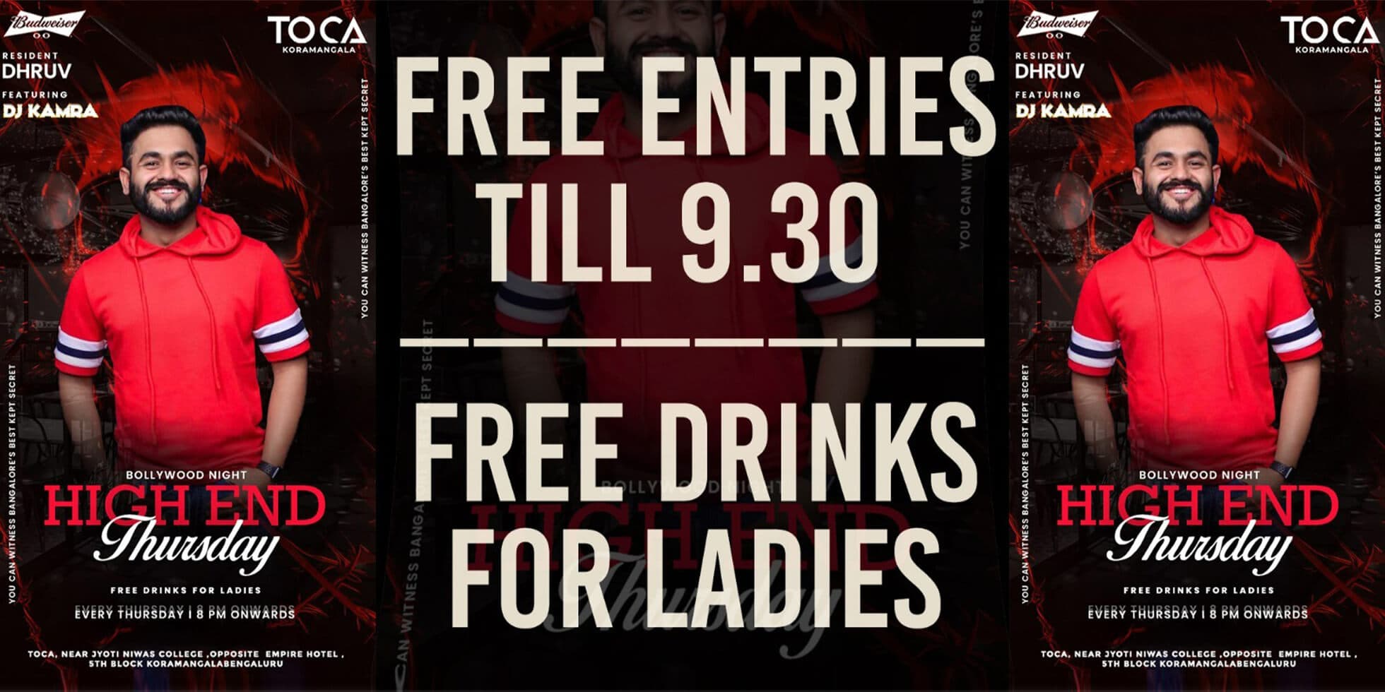 High End Thursday At Toca Koramangala