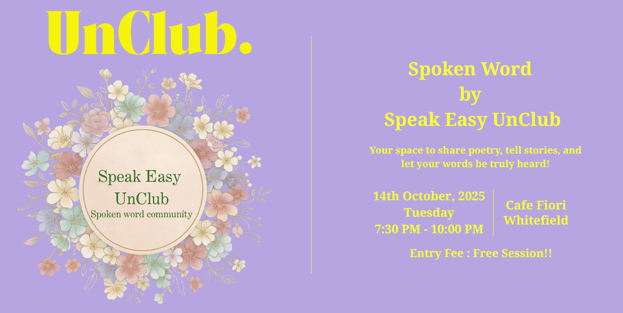 Spoken Word By Speak Easy UnClub