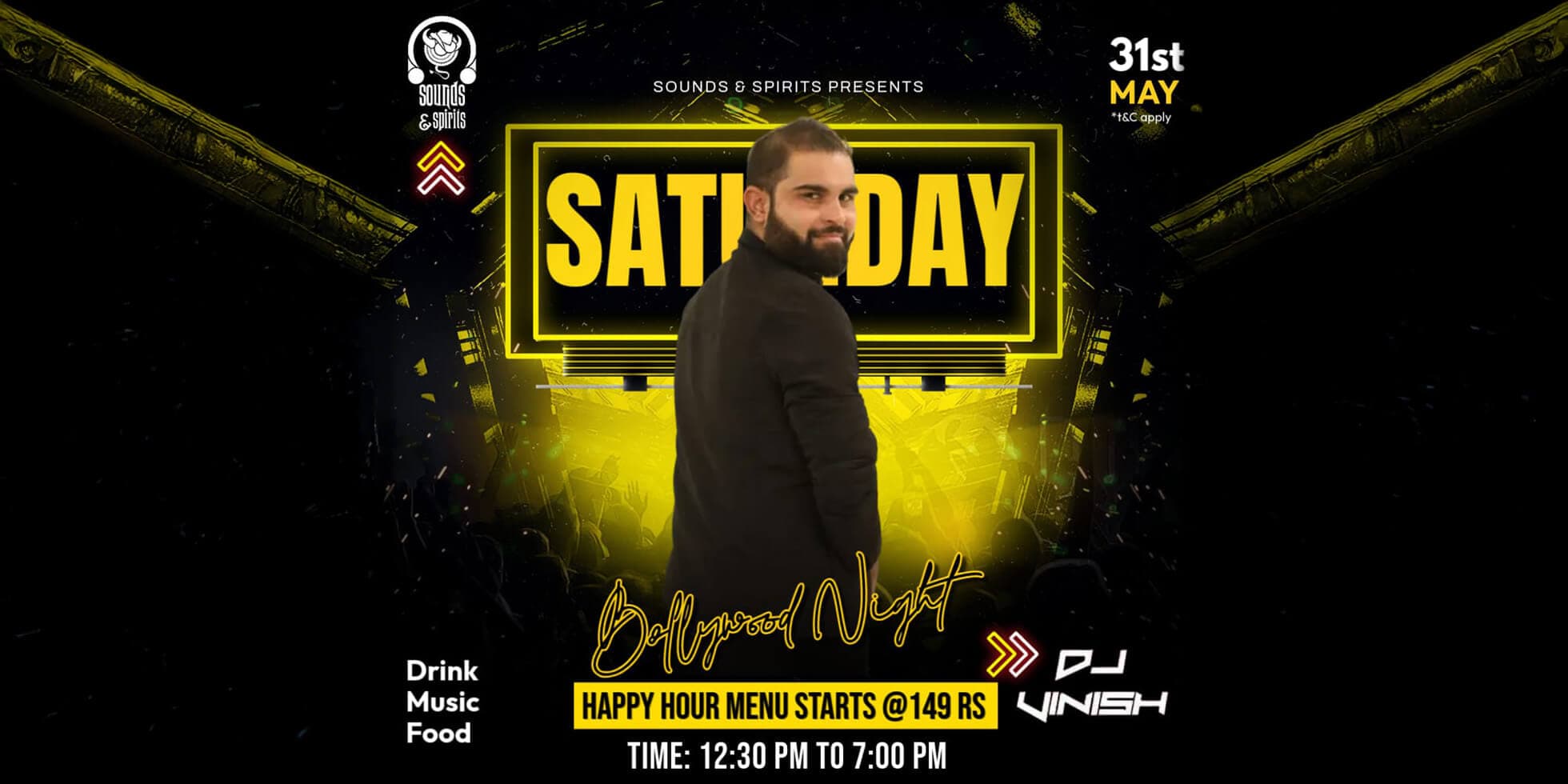 Bollywood Saturday Party Night | Sounds & Spirits