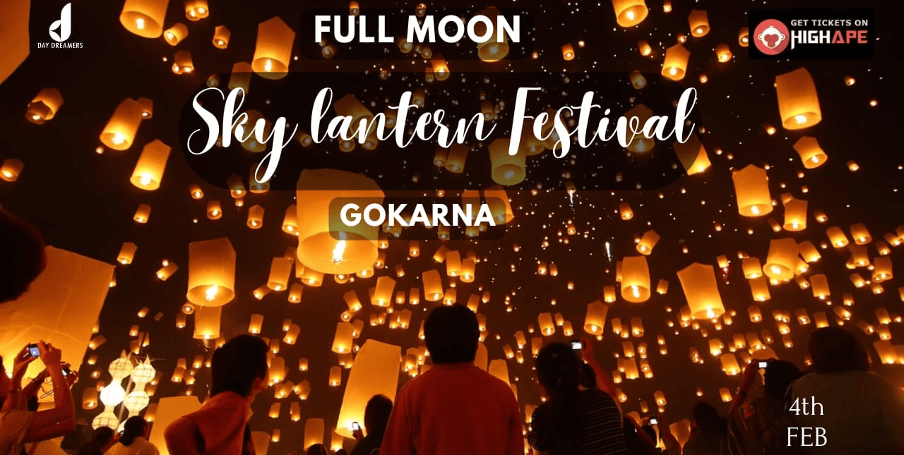 Sky Lantern Festival In Gokarna