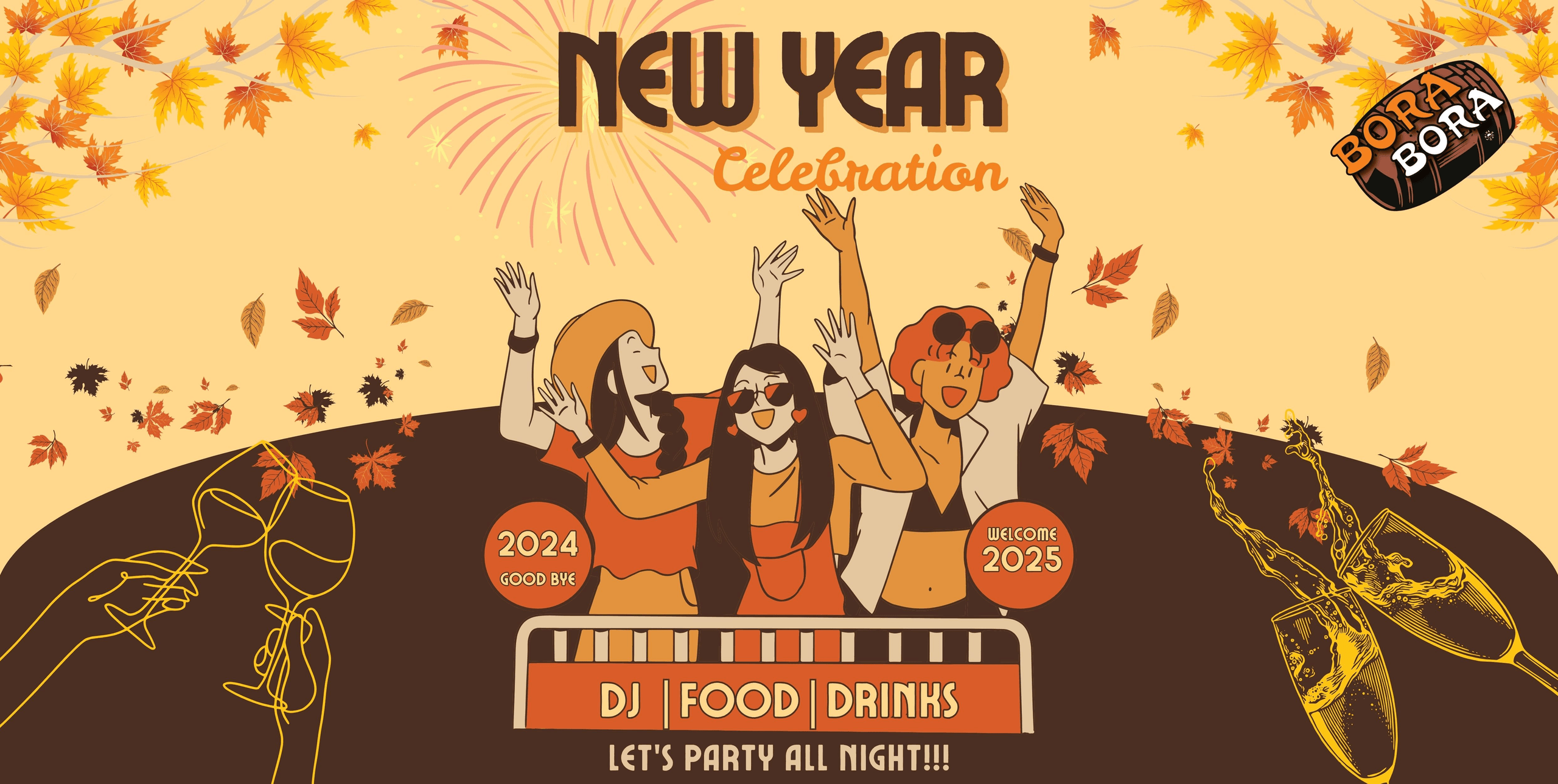 New Year Celebration 2025 - Bora Bora Juhu