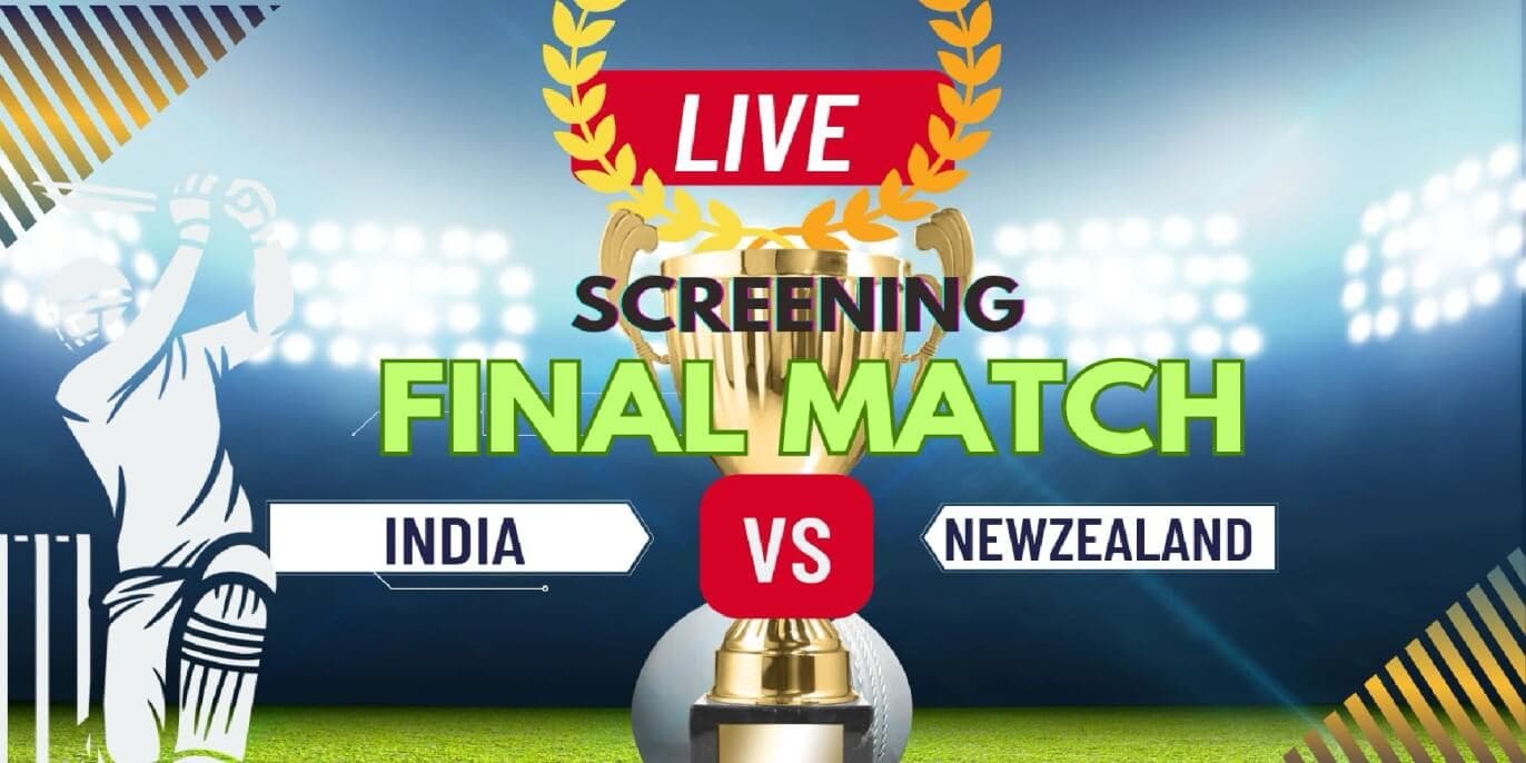Ind Vs Nz Live Screening Final Match