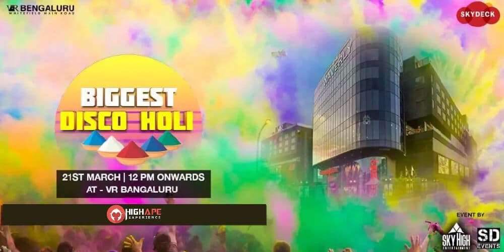 Big Disco Holi - Sky Deck at VR Bengaluru
