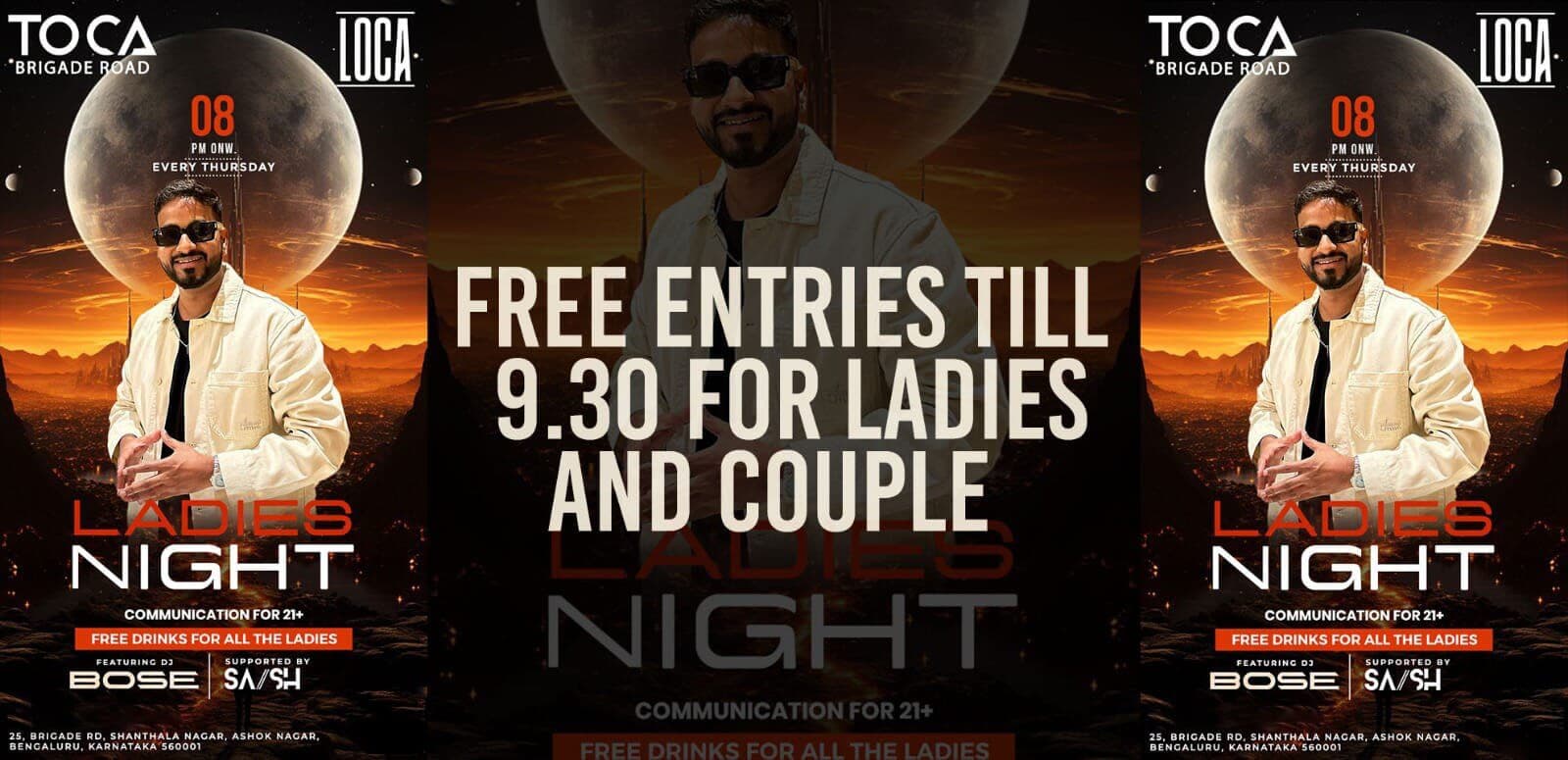 Thursday Ladies Night | Toca Brigade