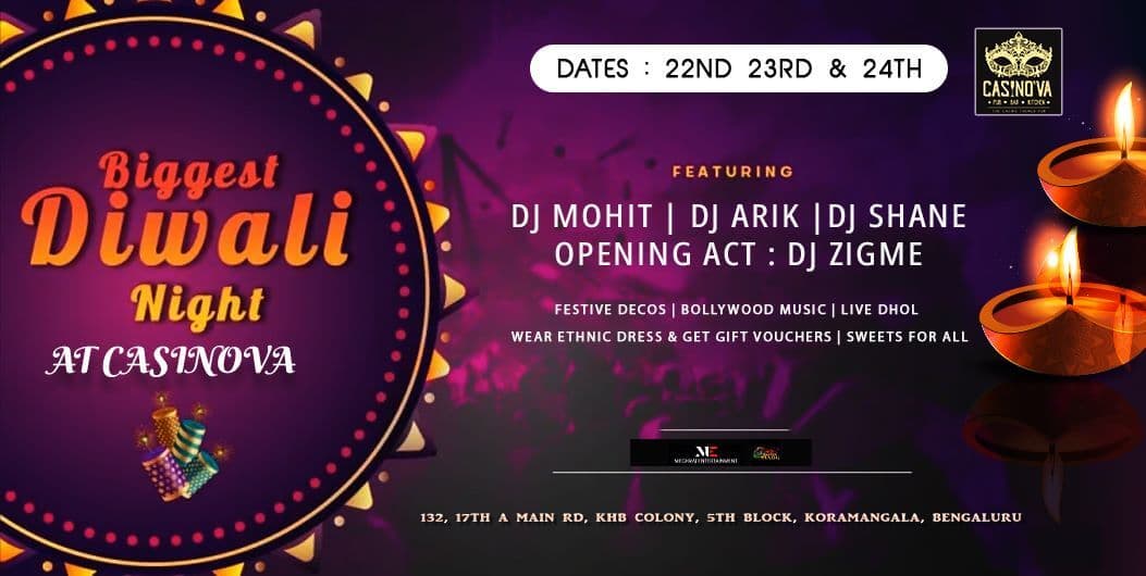 Biggest Diwali Night At Casinova