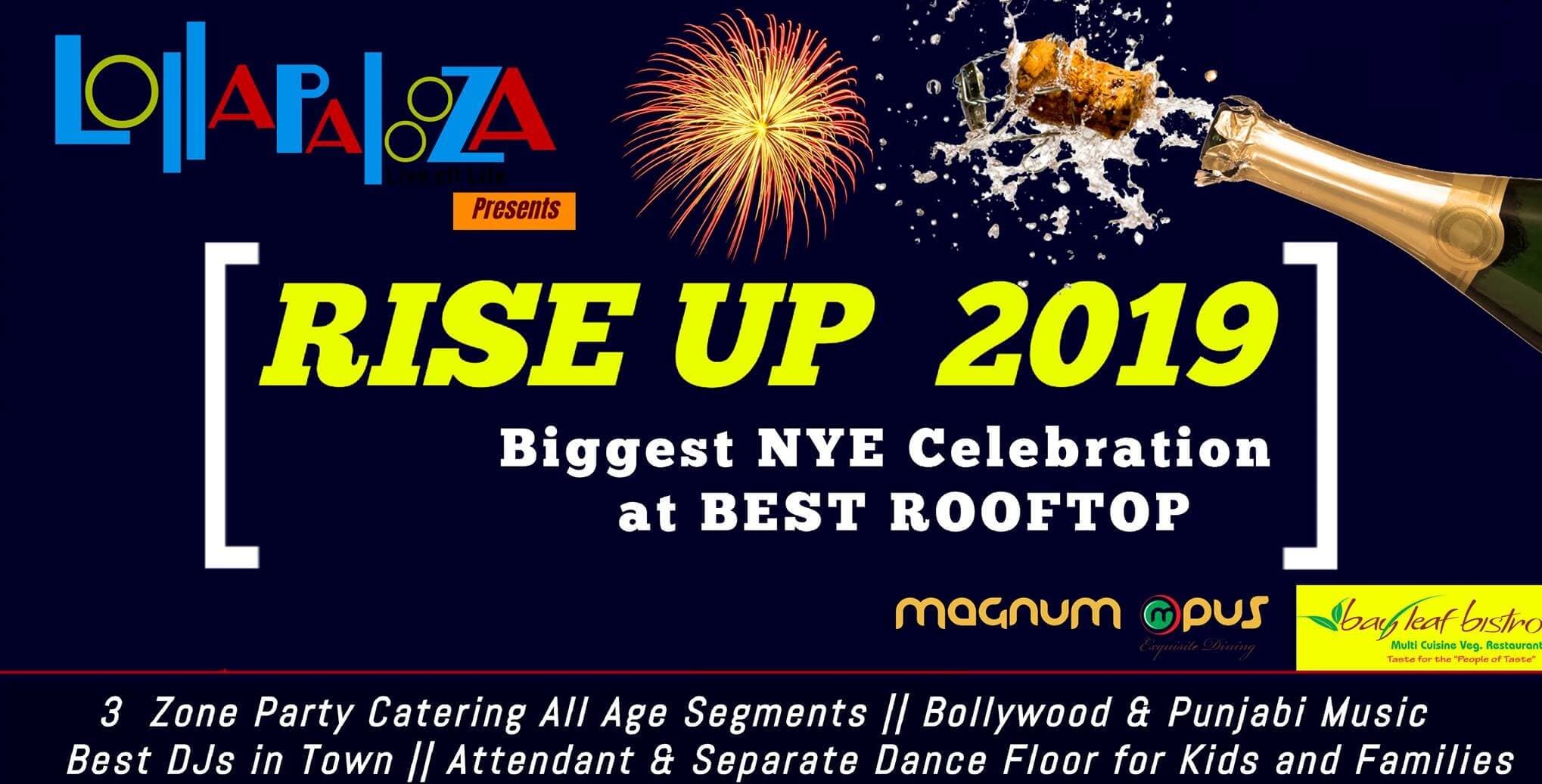 RISE UP 2019 – NYE Celebration at Best Rooftop in Town