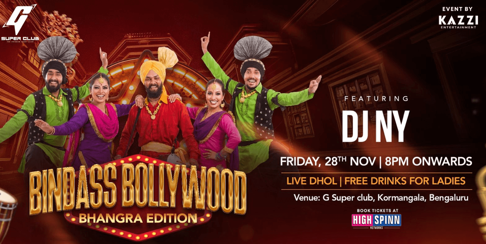 Friday Bindass Bollywood Bhangra Edition | G Super Club