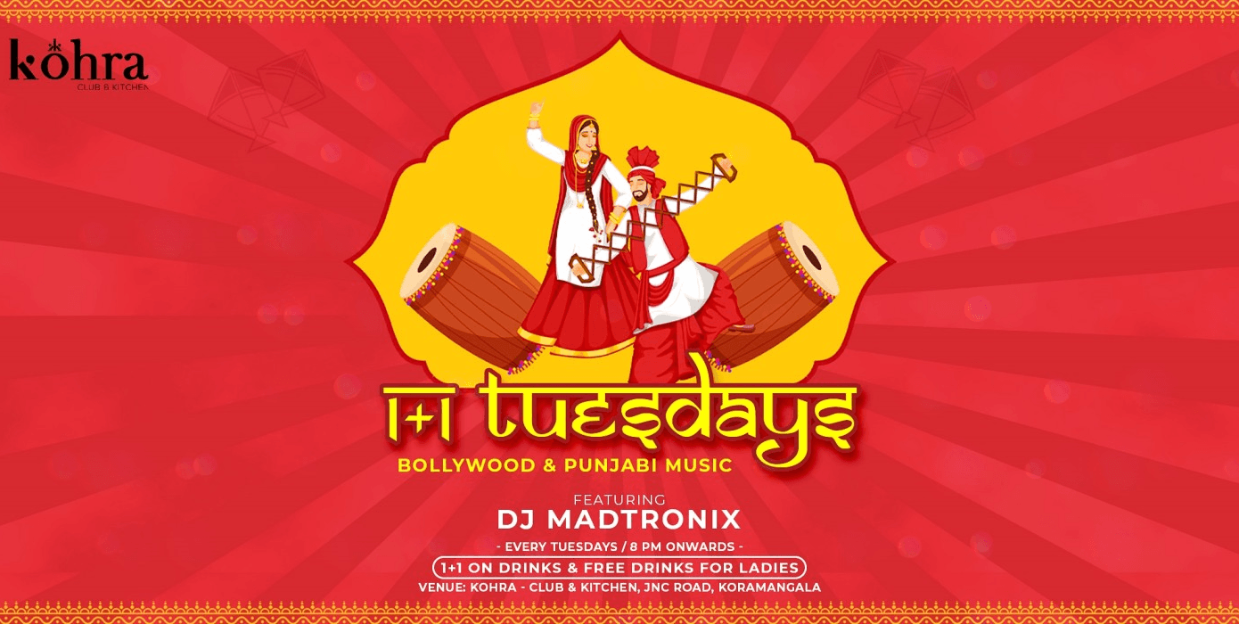 1+1 Tuesdays - Bollywood and Punjabi Music