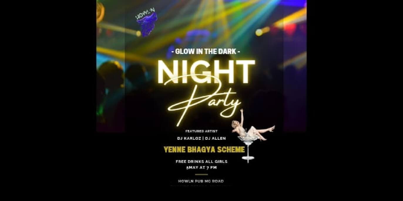 Glow In The Dark Night Party 