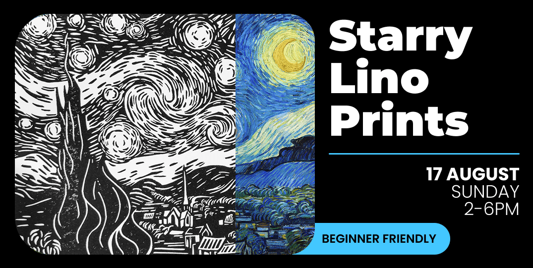 Starry Lino Prints - Must for Art Lovers