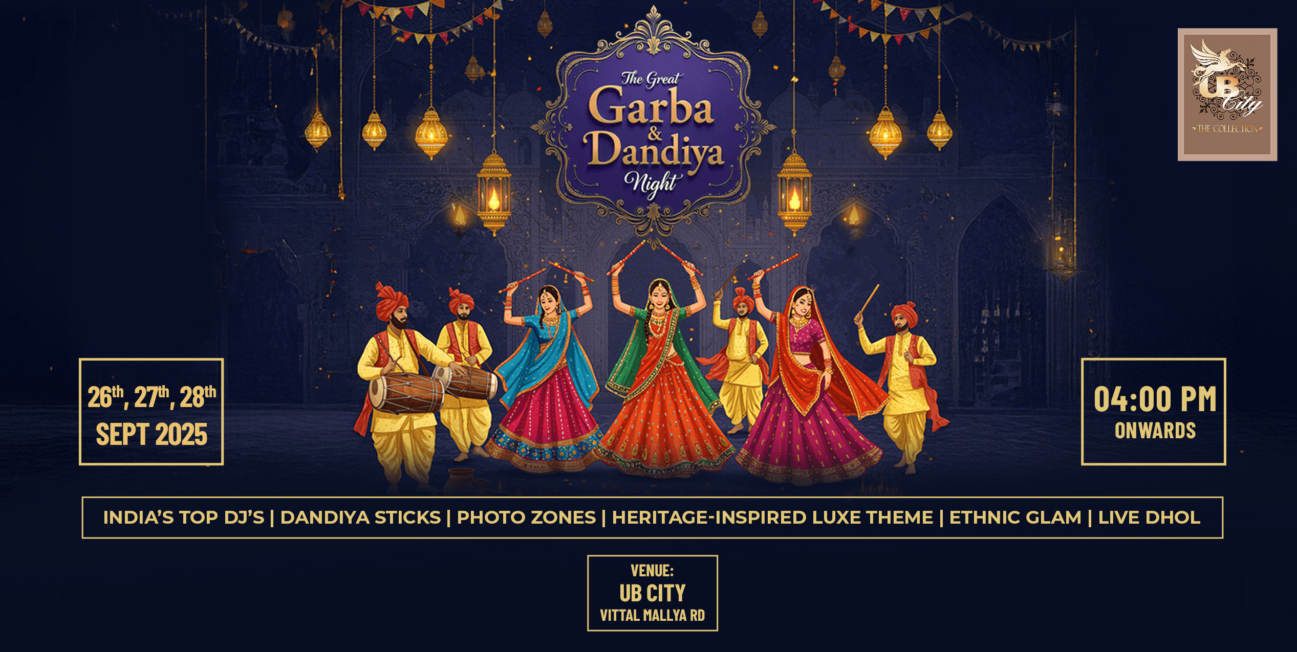 The Great Garba And Dandiya Night At UB City