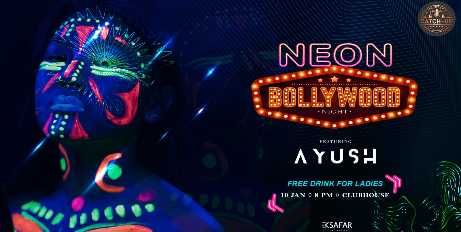 Bollywood Neon Night