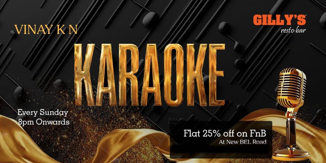 Karaoke Night At Gillys Resto Bar