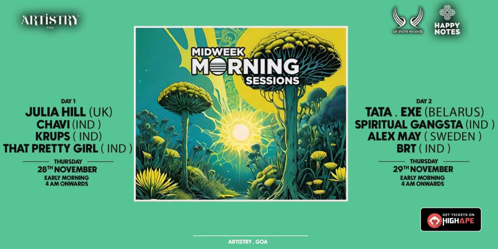 Mid Week Morning Sessions 