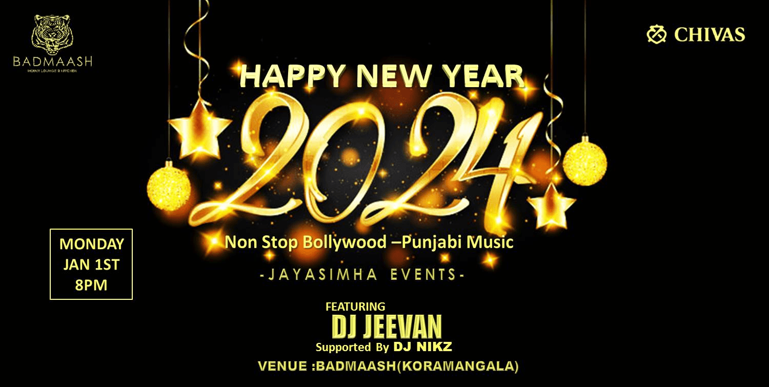 Happy New Year Party | Badmaash Lounge