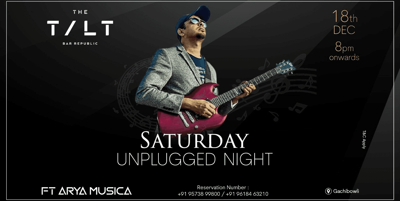 Saturday Unplugged Night Ft Arya Musica