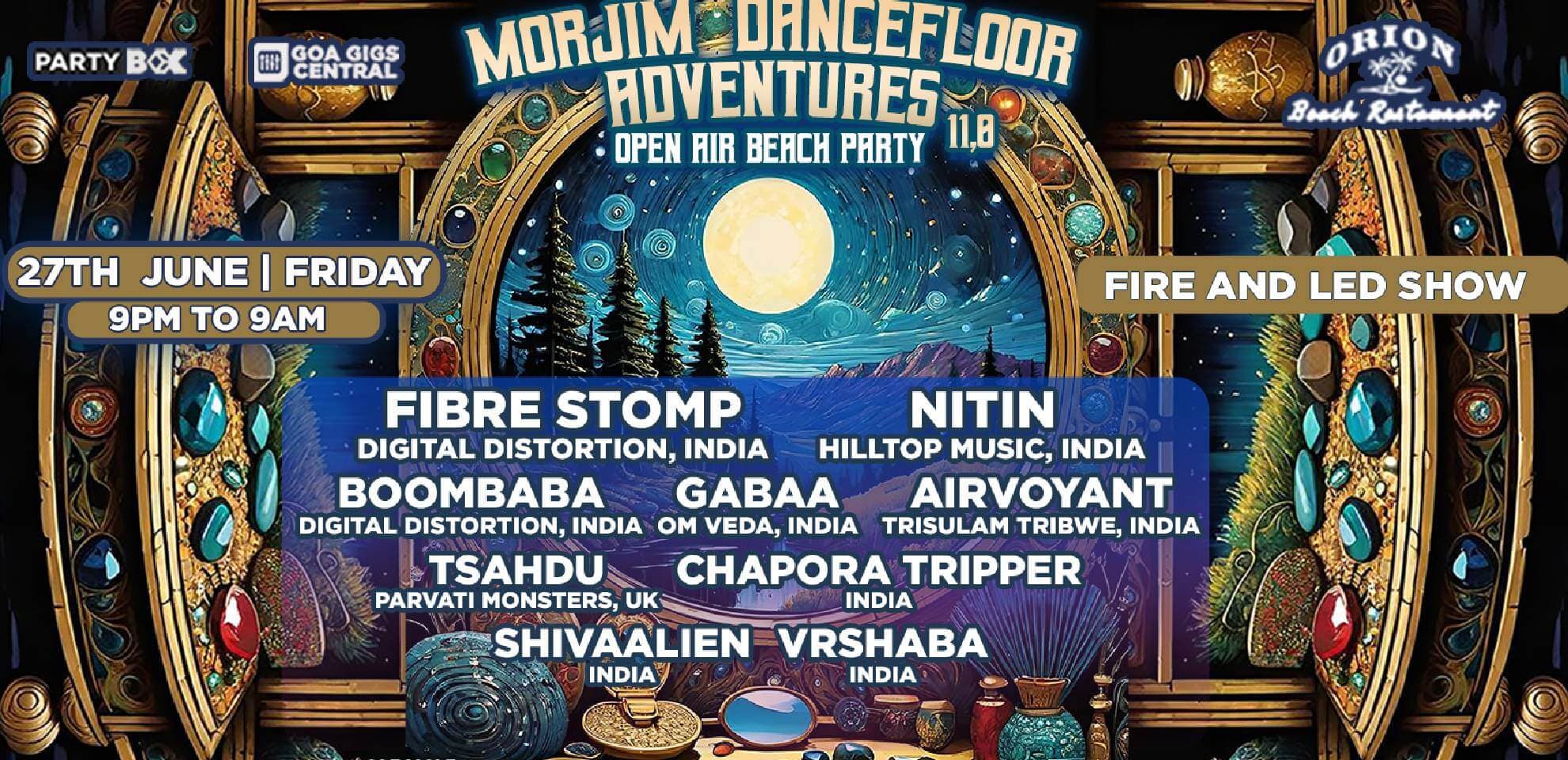 Morjim Dancefloor Adventures 11.0 | Open Air Beach Party