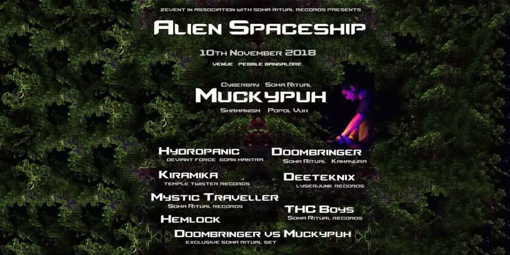 Alien Spaceship 1.0 with Muckypuh Live Pebble Bangalore