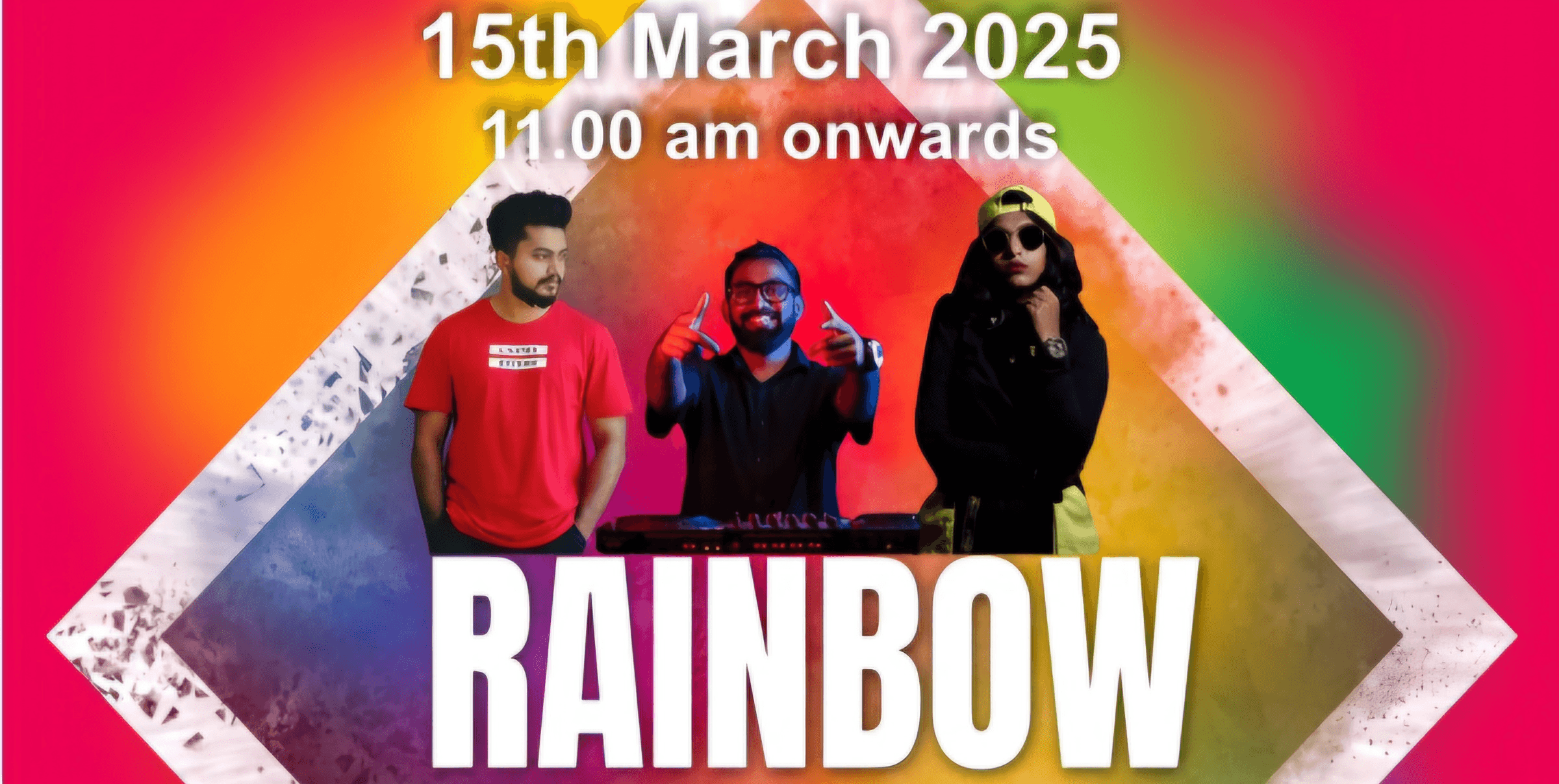 Rainbow Holi Event