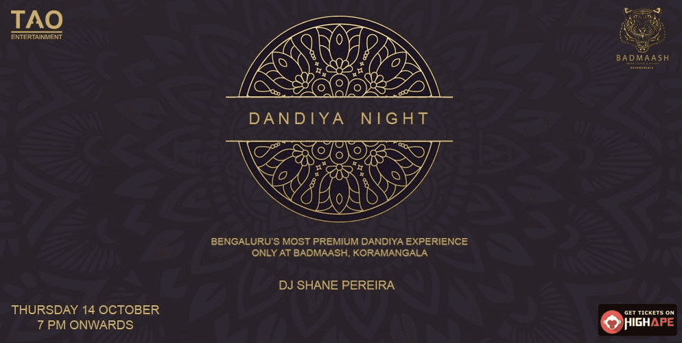 Dandiya Night at Badmaash, Koramangala