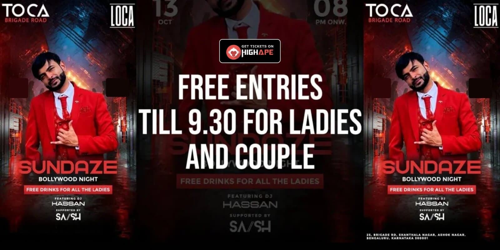 Sundaze Bollywood Night | Toca Brigade