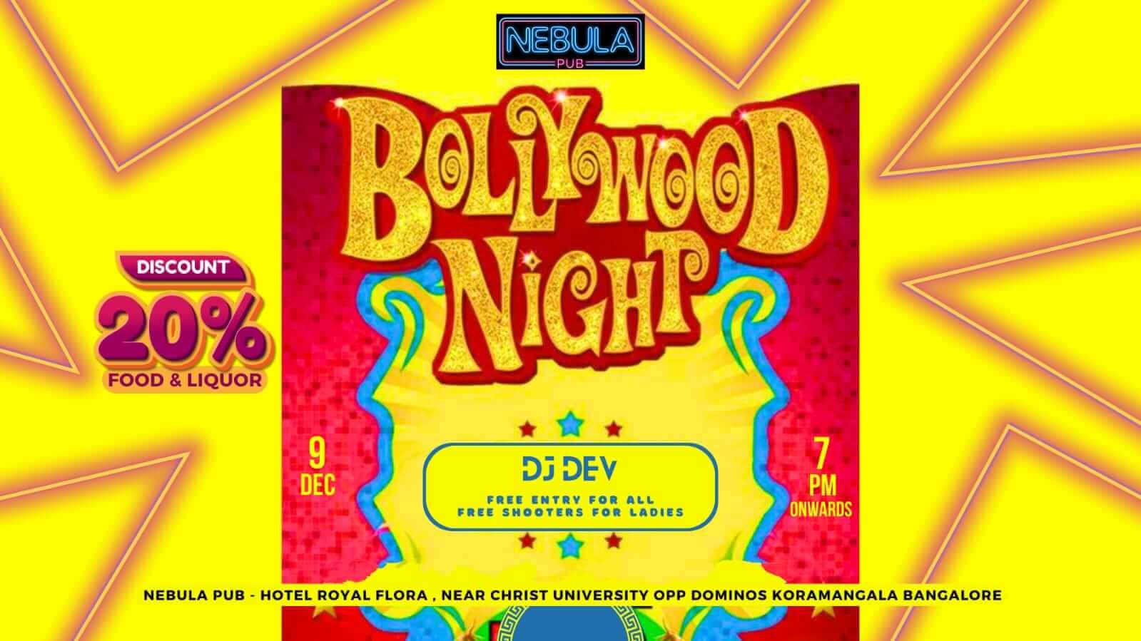 Bollywood Night | Nebula Pub