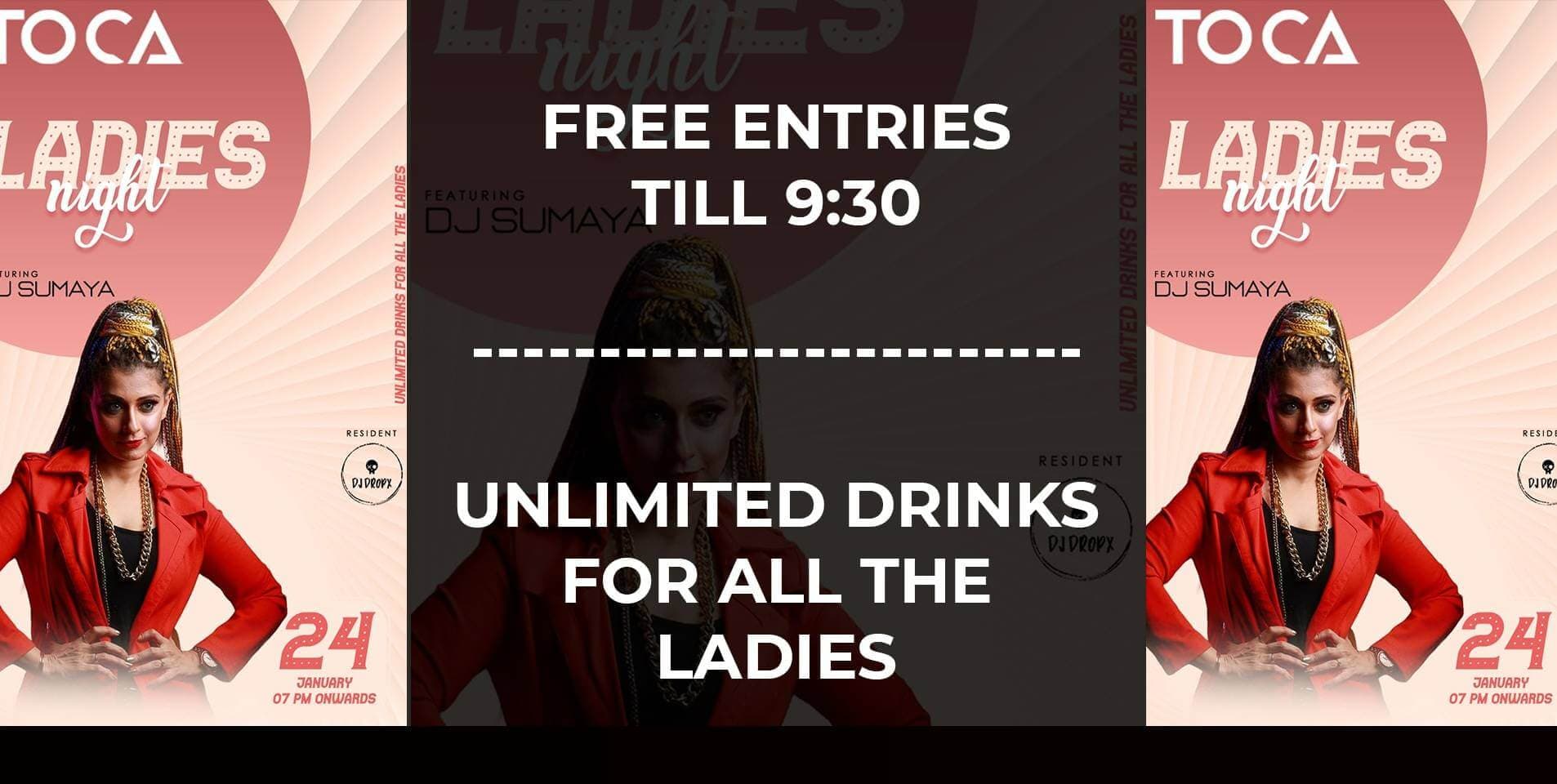 Wednesday Ladies Night | Toca