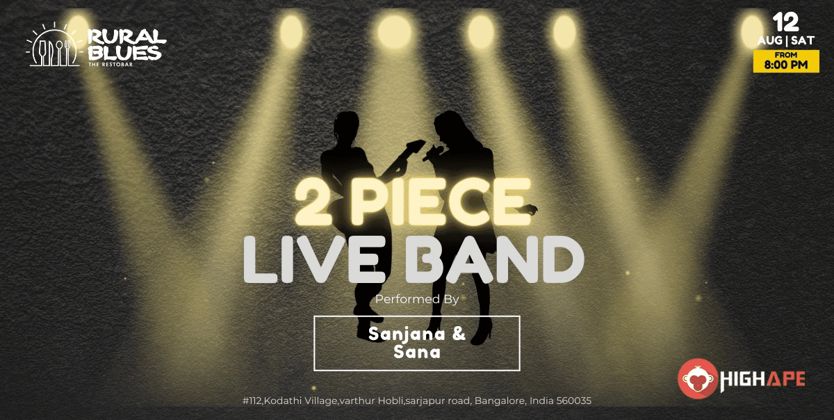 Live Band Performance By Sanjana And Sana 