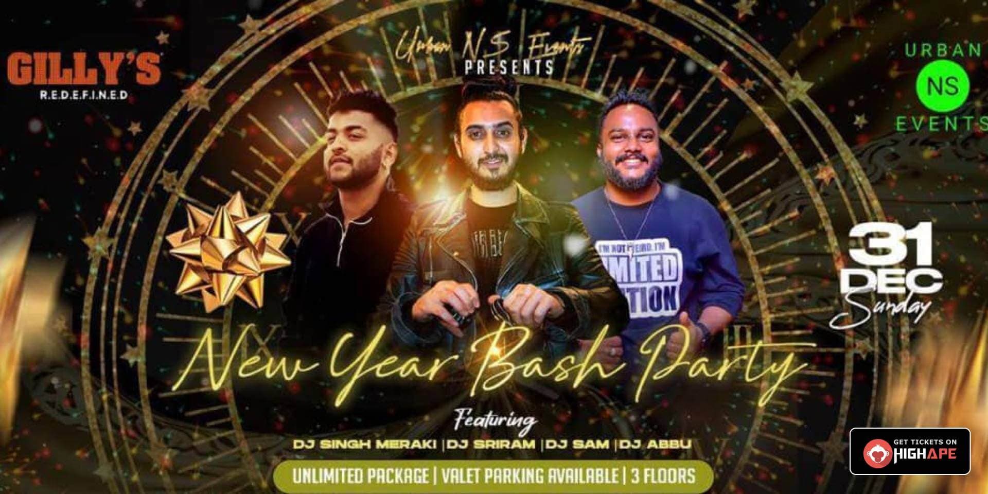 New Year Bash Party | Gillys Redefined 