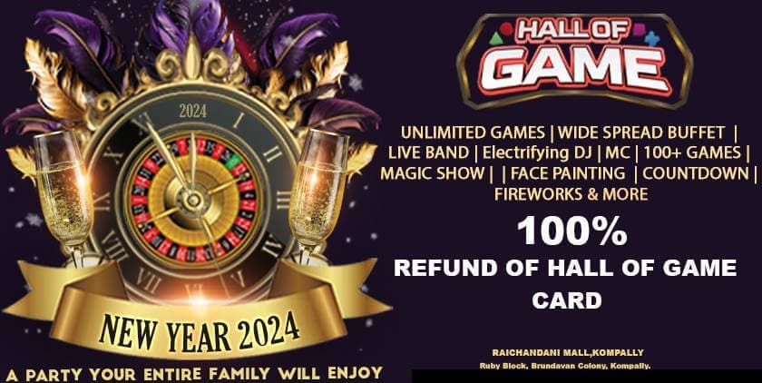New Year Celebration 2024 | Hall of Game