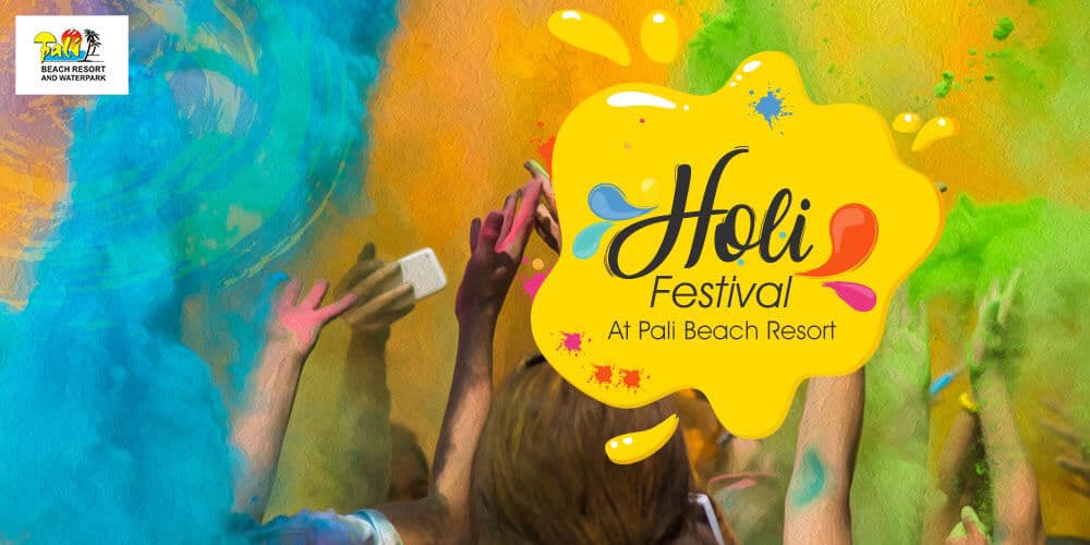 Holi Festival At Pali Beach Resort