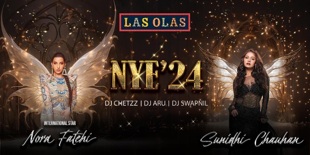 Nora Fatehi & Sunidhi Chauhan Live NYE 2024 | Las Olas