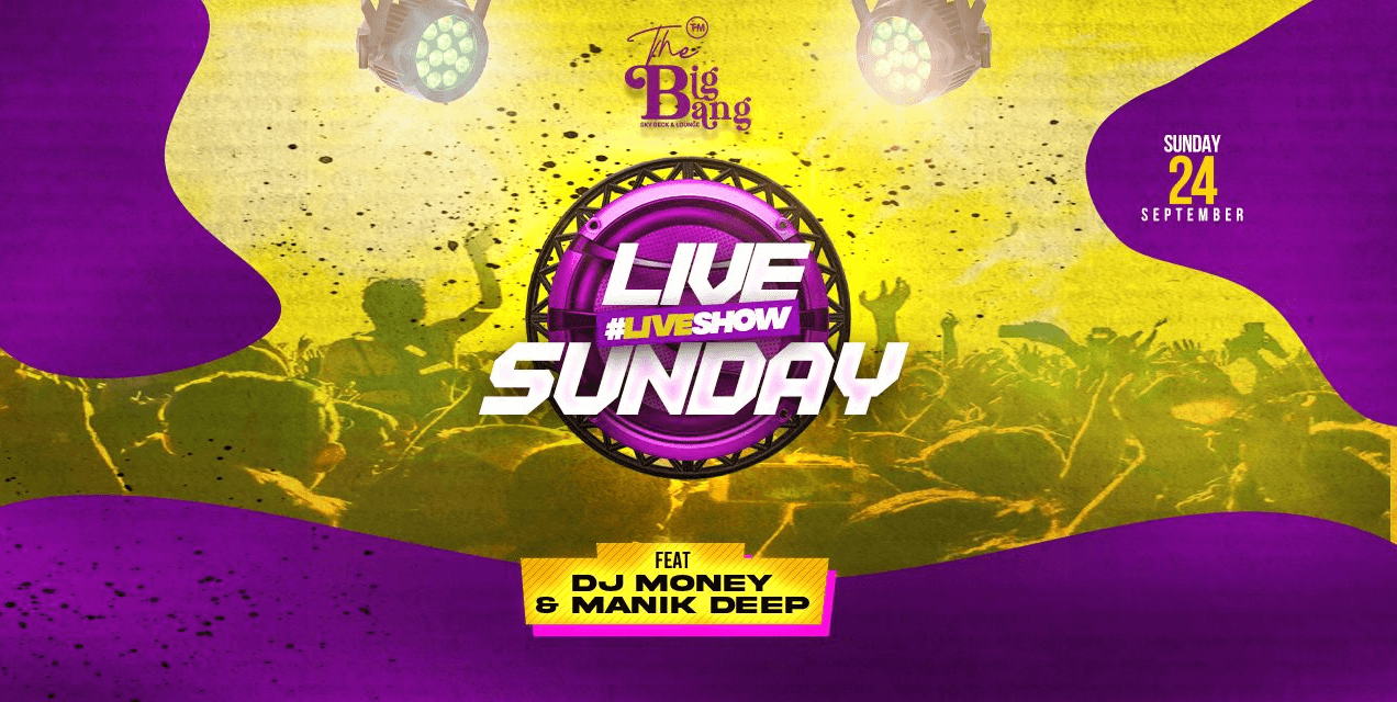 Sunday live Music | The Big Bang Sky Deck & Lounge