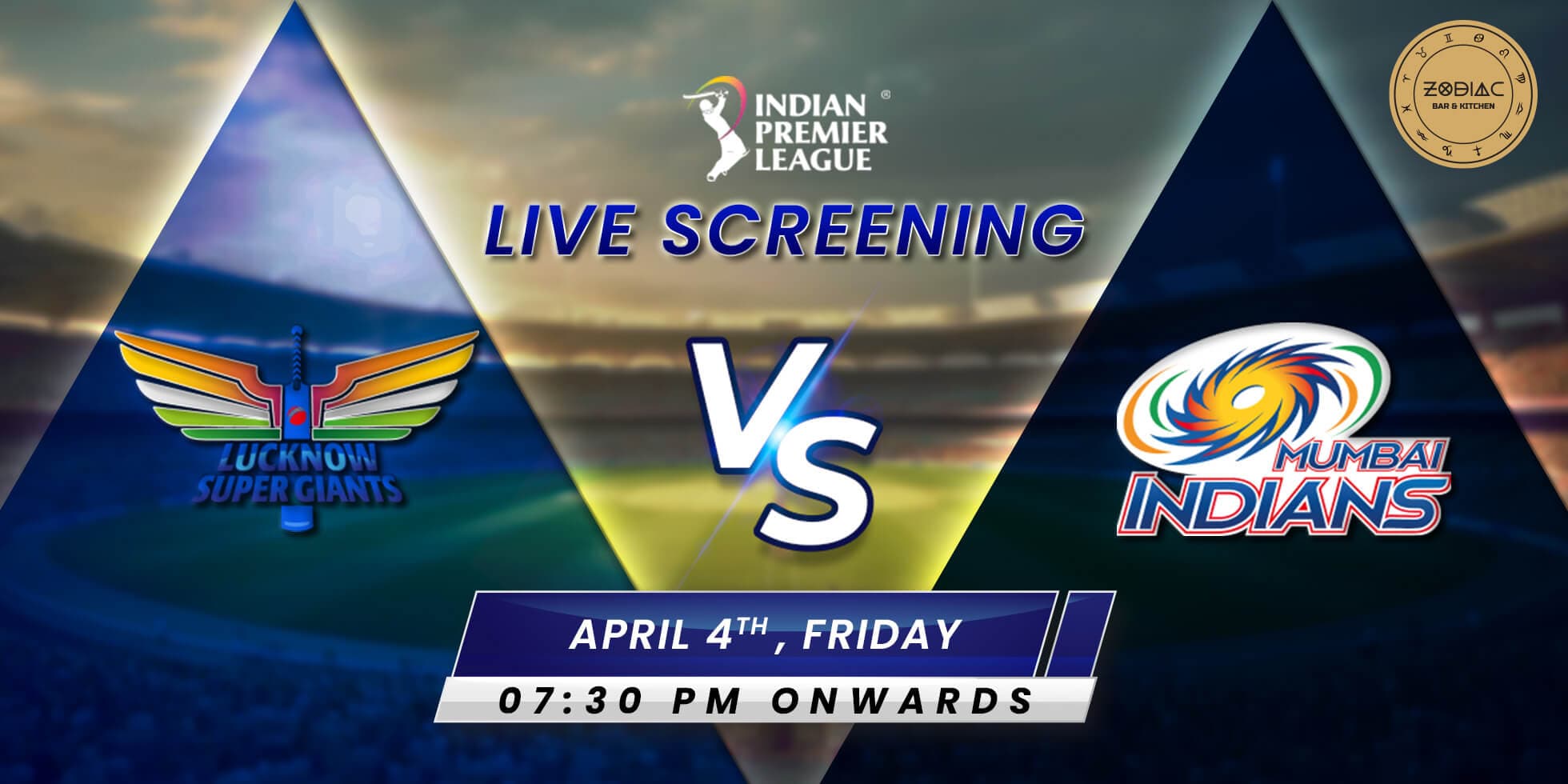 LSG Vs MI | IPL Live Screening 